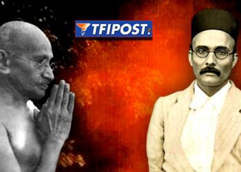 Gandhi and Savarkar