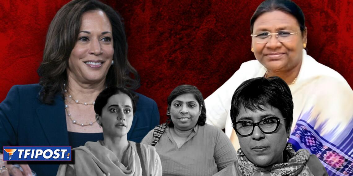 Murmu and Kamala Harris