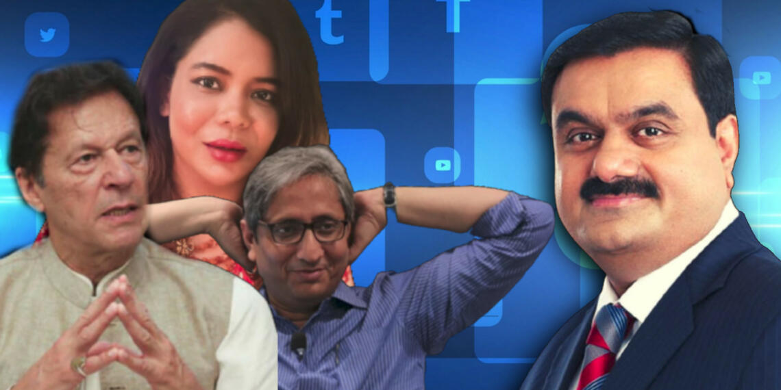 Why Gautam Adani is following Ravish kumar, Rohini sing and Imran khan on twitter