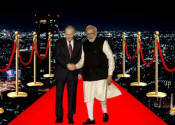Modi with Putin