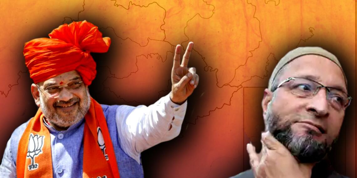 Amit Shah and Owaisi