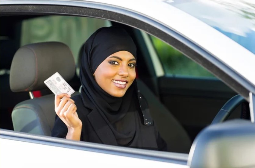 Arab women driving
