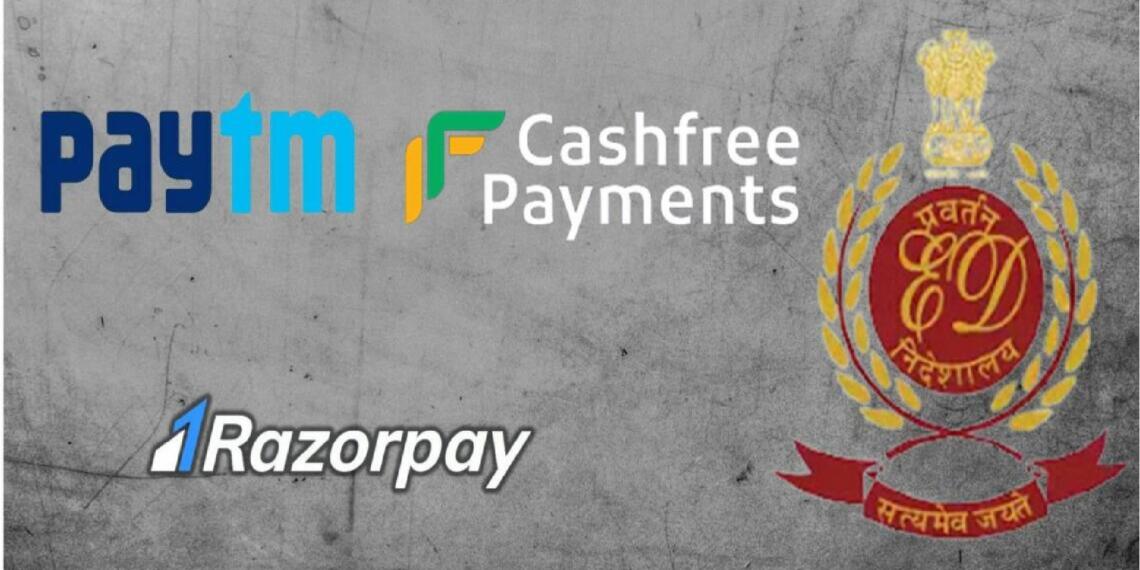 Paytm, Razorpay and Cashfree