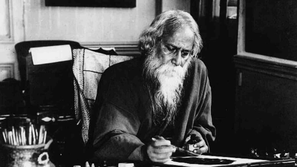 Rabindranath Tagore biography thumbnail picture