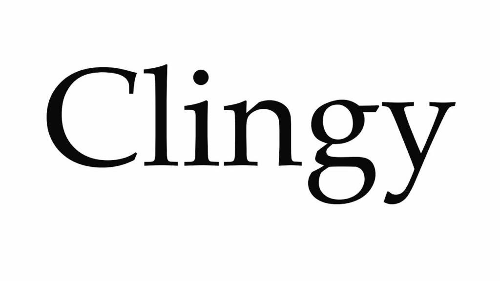 clingy meaning in Hindi