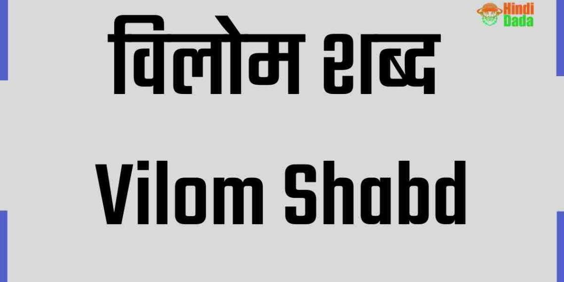 आधार का विलोम शब्द