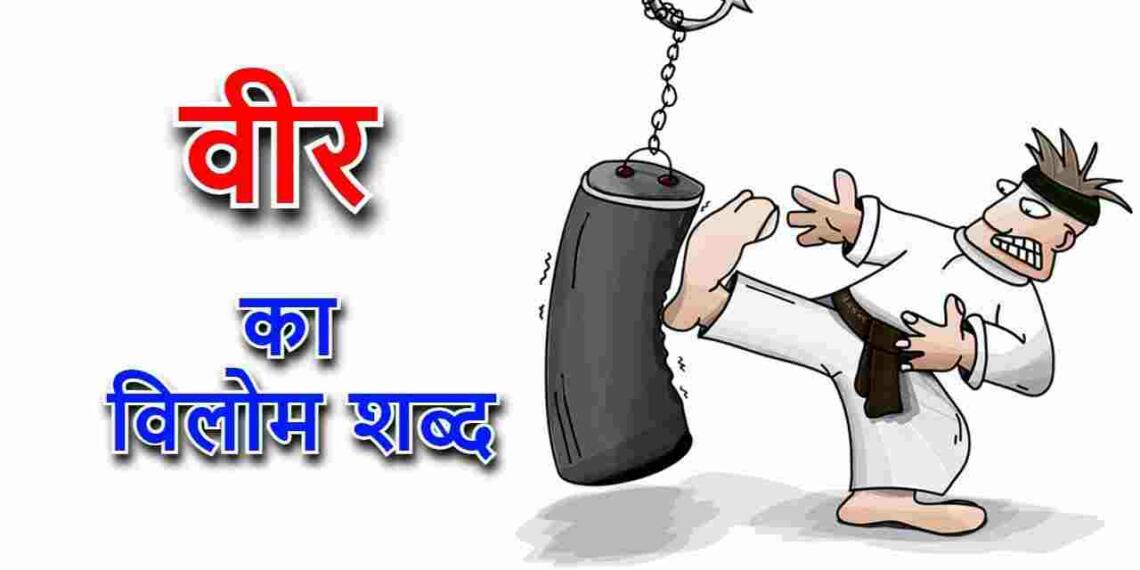वीर का विलोम शब्द 