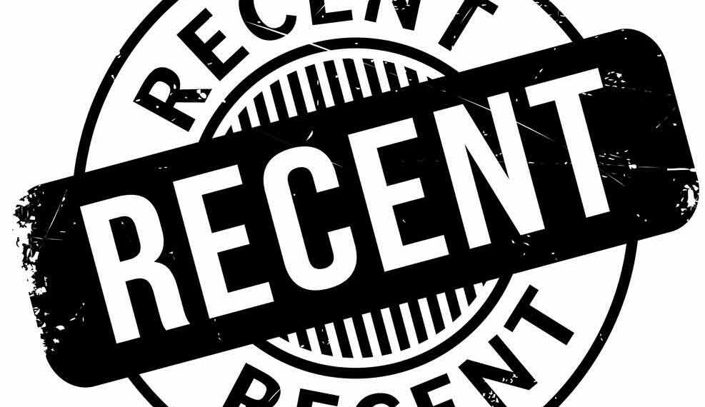 Recent meaning in hindi