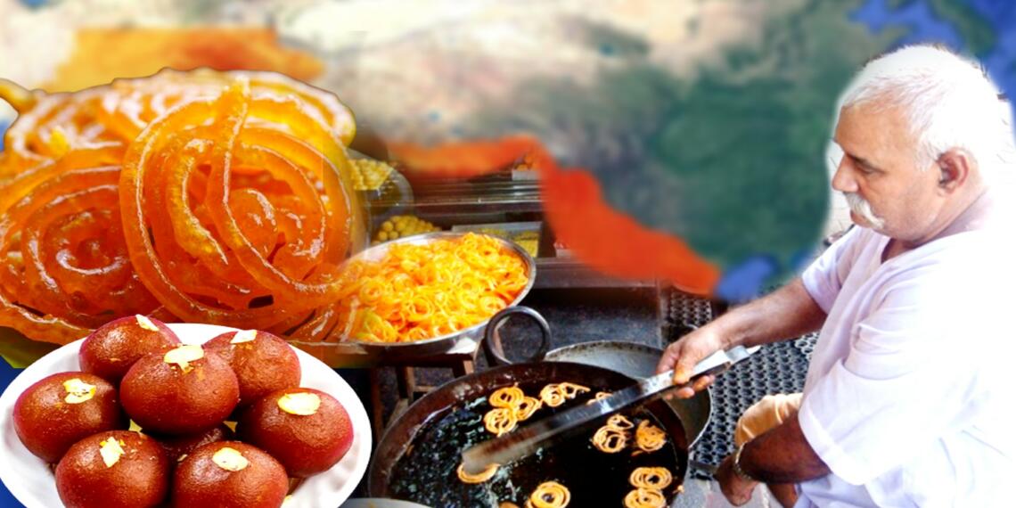 जलेबी और गुलाब जामुन