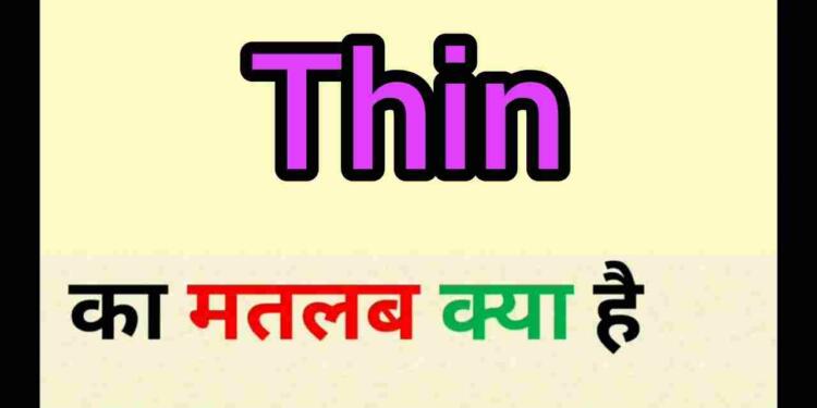 thin-meaning-in-hindi