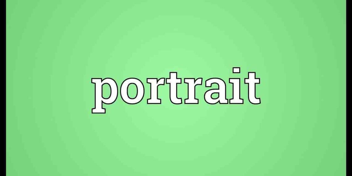 Portrait meaning in hindi