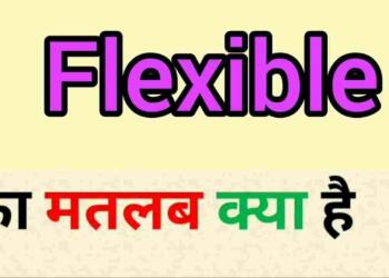 Flexible meaning in hindi