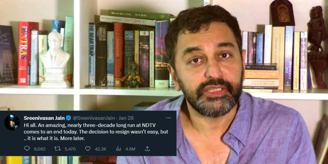 Sreenivasan Jain, NDTV