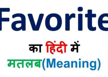 Favourite Meaning in Hindi