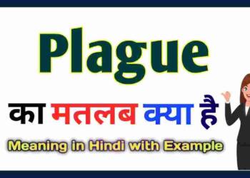 Plague meaning in hindi