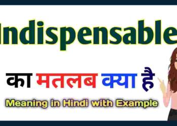 Indispensable meaning in hindi