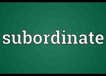 Subordinate meaning in hindi