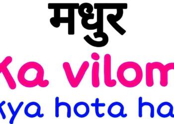 Madhur ka vilom shabd