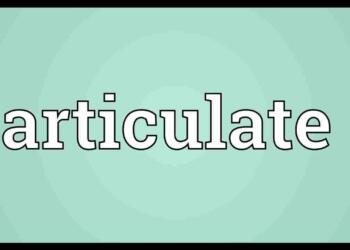 Articulate meaning in hindi