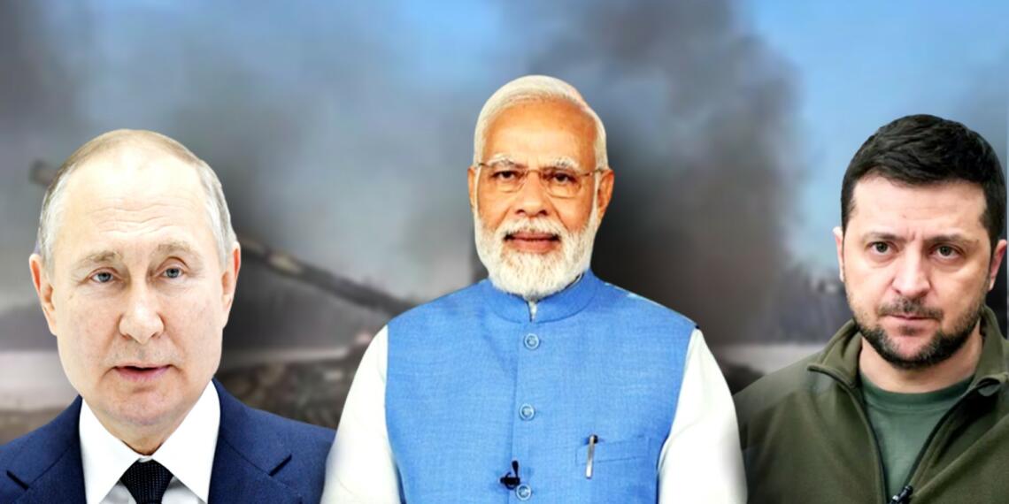 Why both Ukraine and Russia never say a word against India?