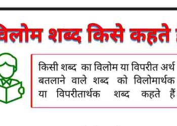Vilom Shabd kise kahate Hain