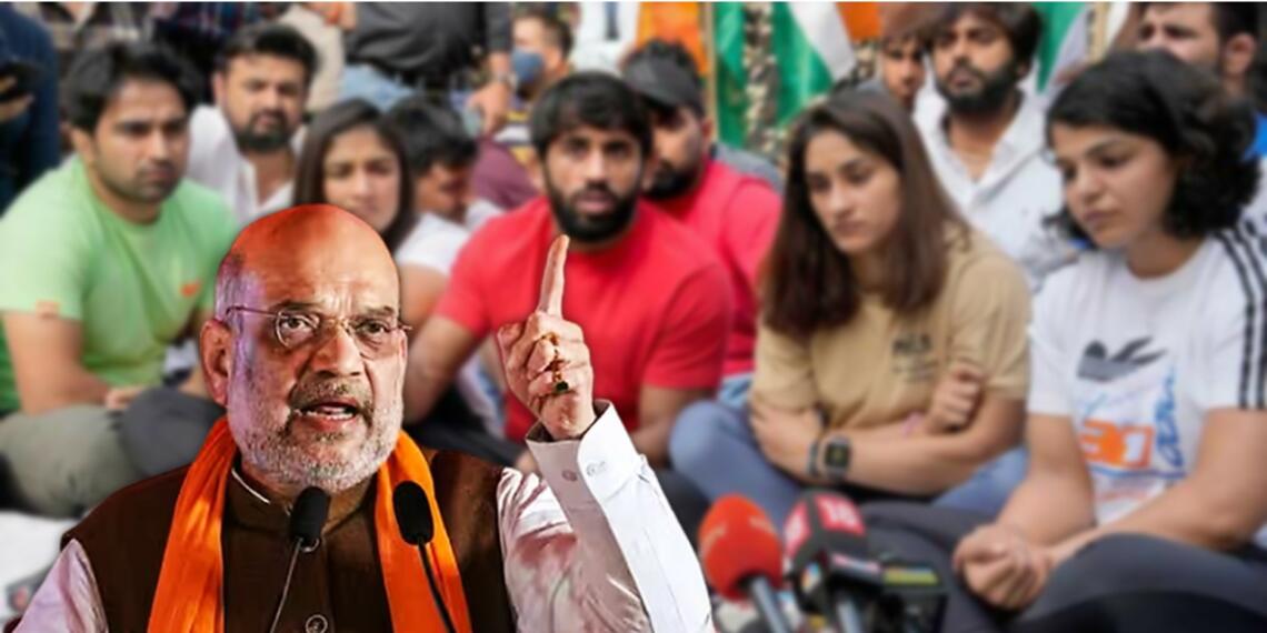 अमित शाह के साथ एक वार्तालाप और पहलवान आंदोलन का सूपड़ा साफ