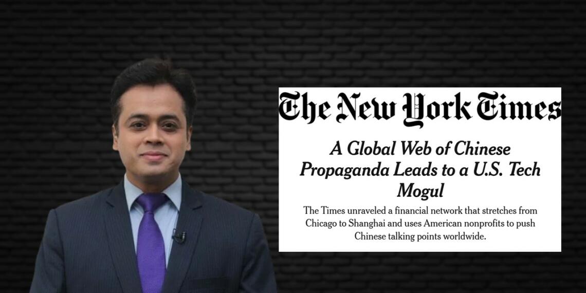 अभिसार शर्मा के चीन प्रेम की “New York Times” ने खोली पोल!