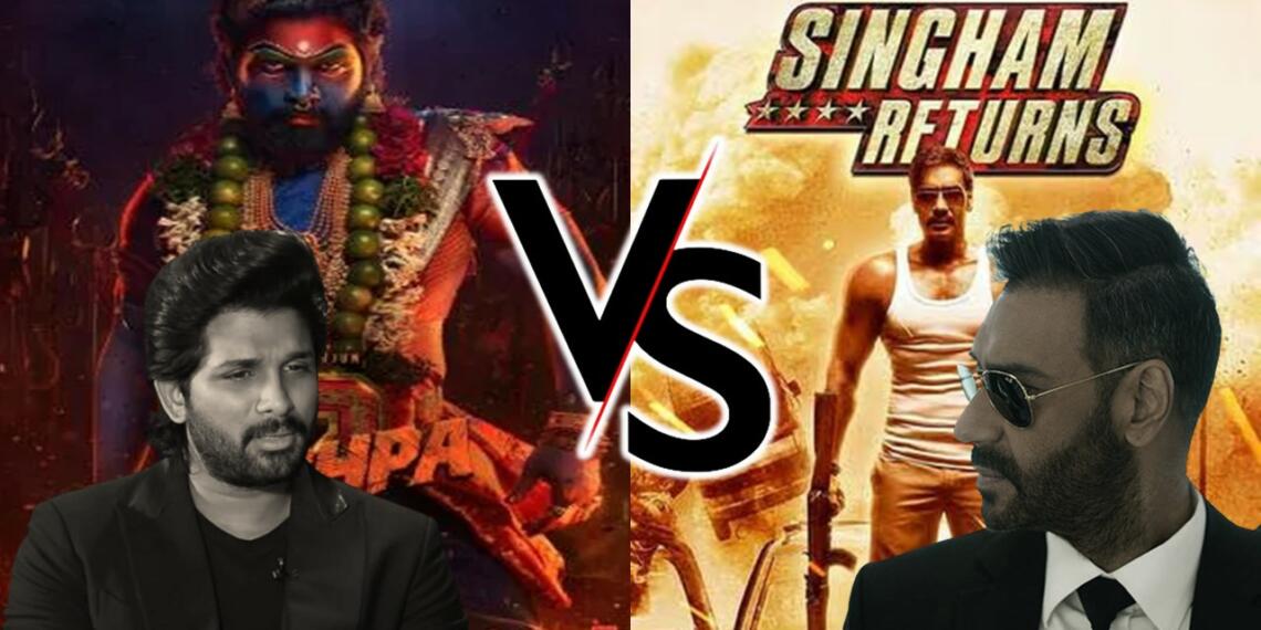 Singham Again vs Pushpa 2: अजय देवगन को ये सुनहरा अवसर हाथ से बिलकुल नहीं जाने देना चाहिए!