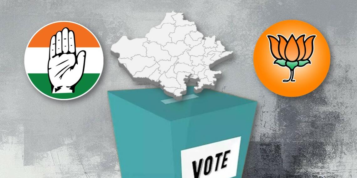 राजस्थान विधानसभा चुनाव: कांग्रेस और भाजपा के बीच तीव्र टक्कर