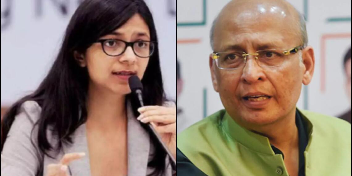 स्वाति मालीवाल, अरविंद केजरीवाल, आम आदमी पार्टी, अभिषेक मनु सिंघवी, राज्यसभा