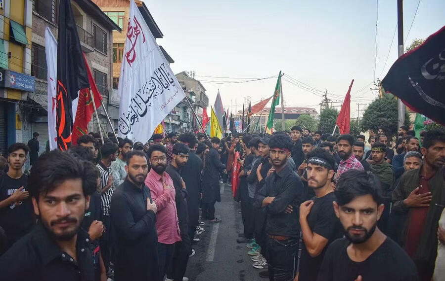 मुहर्रम, मुहर्रम जुलूस, हिंदुओं पर हमला, मुसलमान, फिलिस्तीन का झंडा