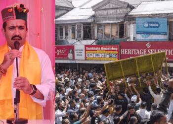 मंत्री विक्रमादित्य सिंह, हिमाचल प्रदेश विरोध प्रदर्शन