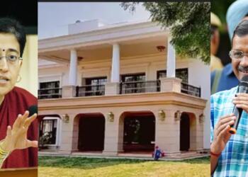 आतिशी, शीशमहल, अरविंद केजरीवाल