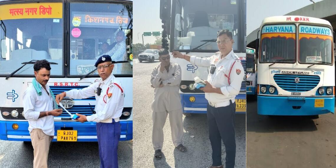 ‘2 स्टेट्स’: महिला कांस्टेबल ने नहीं लिया बस का टिकट, भिड़ गए हरियाणा और राजस्थान, कटे 116 चालान