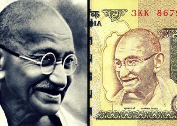 महात्मा गाँधी, करेंसी नोट, तस्वीर