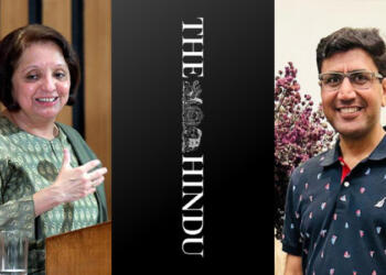 मालिनी पार्थसारथी, The Hindu, महेश लांगा