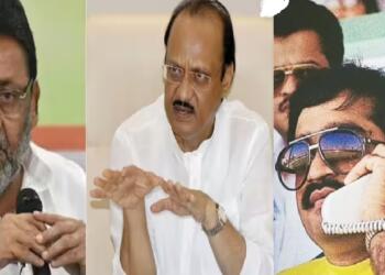 ‘दाऊद के दोस्त’ नवाब मलिक ने भरा पर्चा, बीजेपी के विरोध को दरकिनार कर अजित पवार ने दिया टिकट