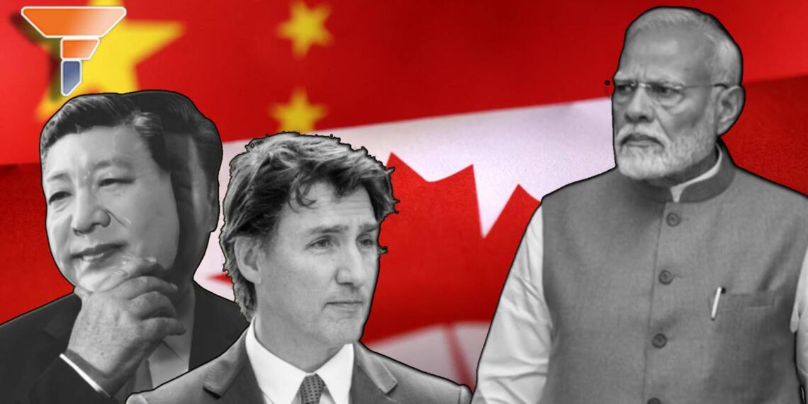 जस्टिन ट्रूडो, शी जिनपिंग, नरेंद्र मोदी