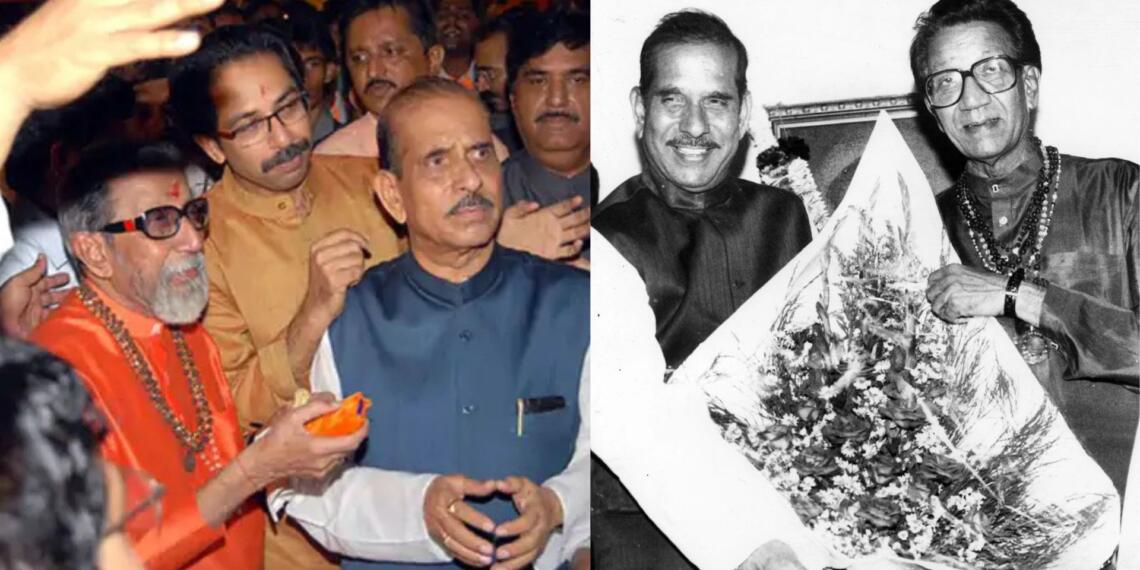 बालासाहेब ठाकरे और उद्धव ठाकरे के साथ मनोहर जोशी