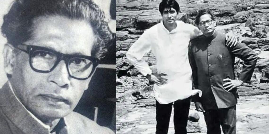 अपने बेटे और हिंदी सिनेमा के 'महानायक' अमिताभ के साथ हरिवंश राय बच्चन