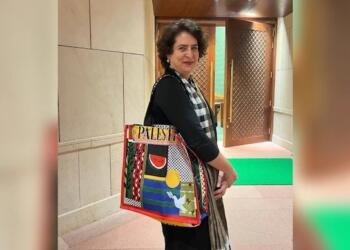 Priyanka Gandhi Palestine Bag Controversy