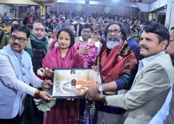 धर्मपत्नी के साथ महकाल के दरबार में झारखण्ड सीएम सोरेन