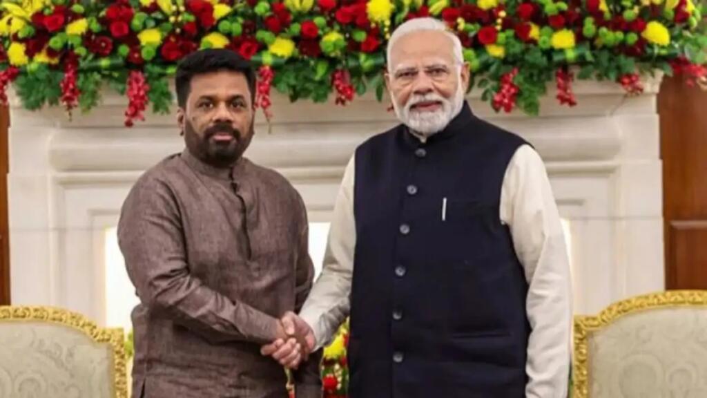 PM Modi with Sri Lanka's President Disanayaka