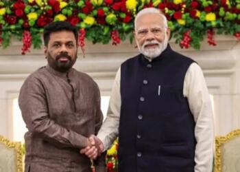 PM Modi with Sri Lanka's President Disanayaka