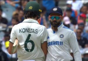 Virat Kohli did sledging with 19 year old Sam Konstas