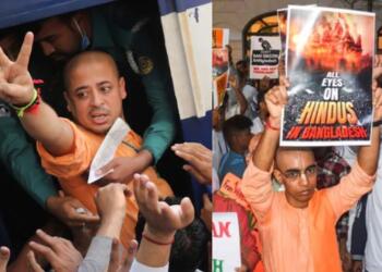 चिन्मय दास को देशद्रोह के आरोप में गिरफ्तार किया गया है