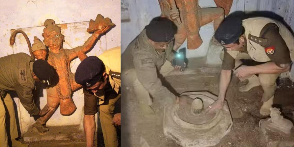 पुलिस ने खुद इस मंदिर की सफाई की है