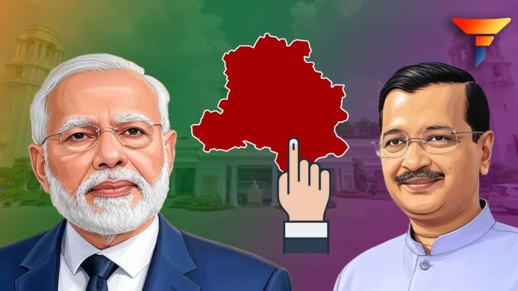 दिल्ली विधानसभा चुनाव मोदी, केजरीवाल