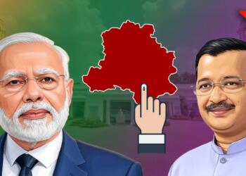 दिल्ली विधानसभा चुनाव मोदी, केजरीवाल