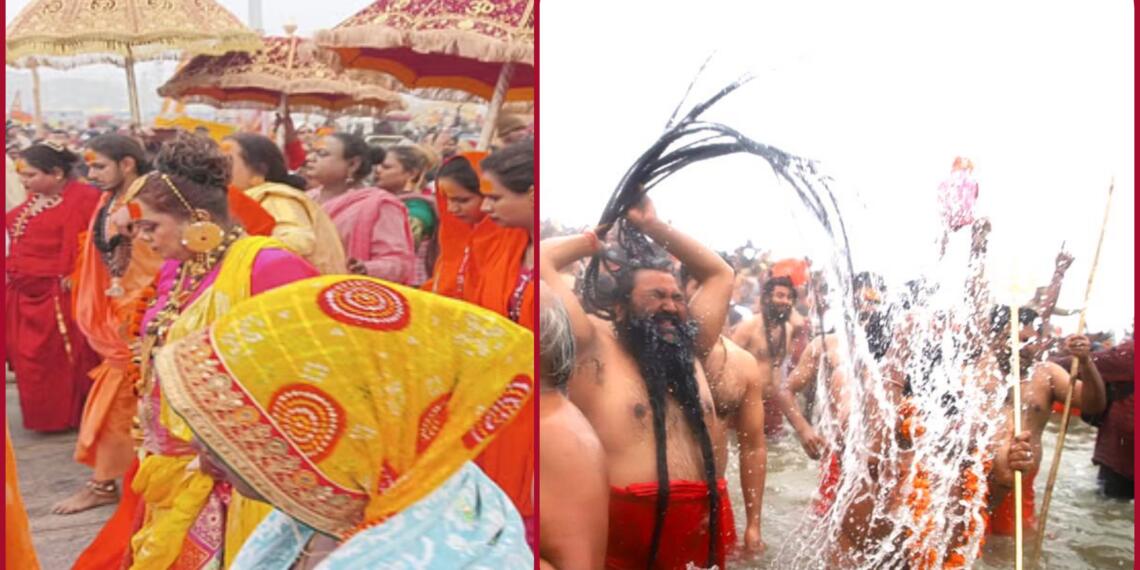 महाकुंभ 2025: किन्नर अखाड़े का पहला भव्य अमृत स्नान, नागा साधुओं का युद्ध कला प्रदर्शन; 2 बजे तक 2 करोड़ श्रद्धालुओं ने लगाई ‘आस्था की डुबकी’